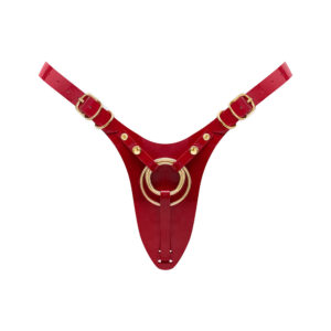 Strap-On-Me Leatherette Harness Fabulous One Size Red Glossy
