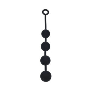 LEVELZ Round Silicone Anal Balls XLarge 50 mm Black