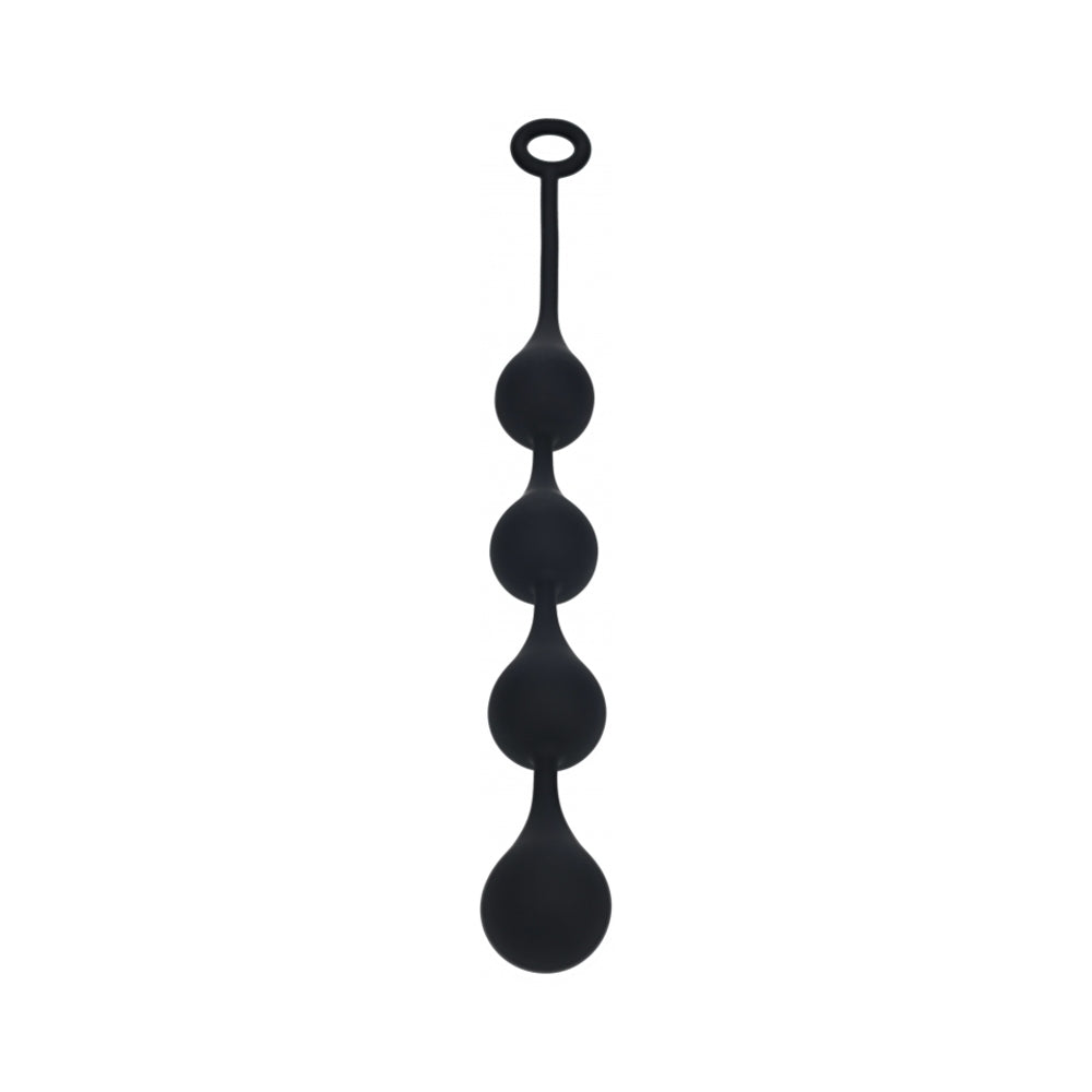 LEVELZ Waterdrop Silicone Anal Balls XLarge 50 mm Black