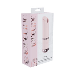 Loveline Luxe Rechargeable Silicone Mini Lipstick Vibrator Pink