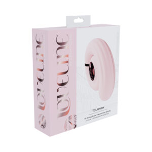 LoveLine Tourner Rechargeable Silicone Vibrating Swirl Pink
