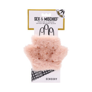 Sportsheets Sex & Mischief Peaches ''n CreaMe Spiked Sensory Glove