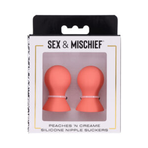 Sportsheets Sex & Mischief Peaches ''n CreaMe Silicone Nipple Suckers