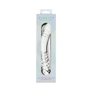 Clarity Celestial Desire Glass Dildo