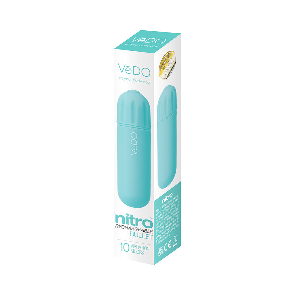 VeDO Nitro Rechargeable Bullet Vibe Turquoise