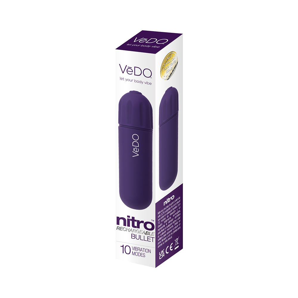 VeDO Nitro Rechargeable Bullet Vibe Purple