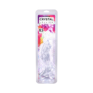 Crystal Jellies Invader 8.5 in. Dildo Clear