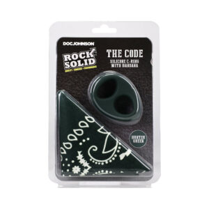 Rock Solid The Code Silicone C-Ring with Bandana Hunter Green/Black