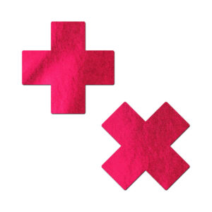 Pastease Plus X: Liquid Red Cross Nipple Pasties