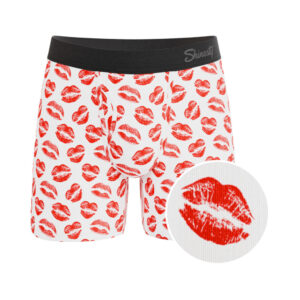 Shinesty The Pucker Up Lipstick Kiss Ball Hammock Pouch Underwear with Fly 2XL
