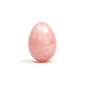 Chakrubs Heart Yoni Egg Rose Quartz (non-drilled)