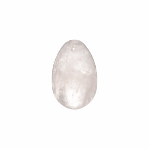 Chakrubs Prism Yoni Egg Clear Quartz (drilled)