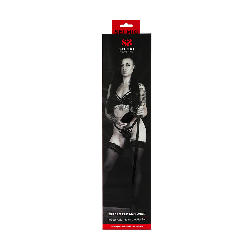 SEI MIO Spread Far and Wide Robust Adjustable Spreader Bar with Cuffs