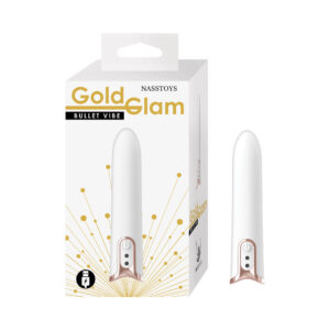 Gold Glam Bullet Vibe White