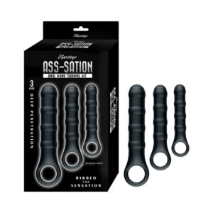 Ass-Sation Anal Wand Training Kit Black