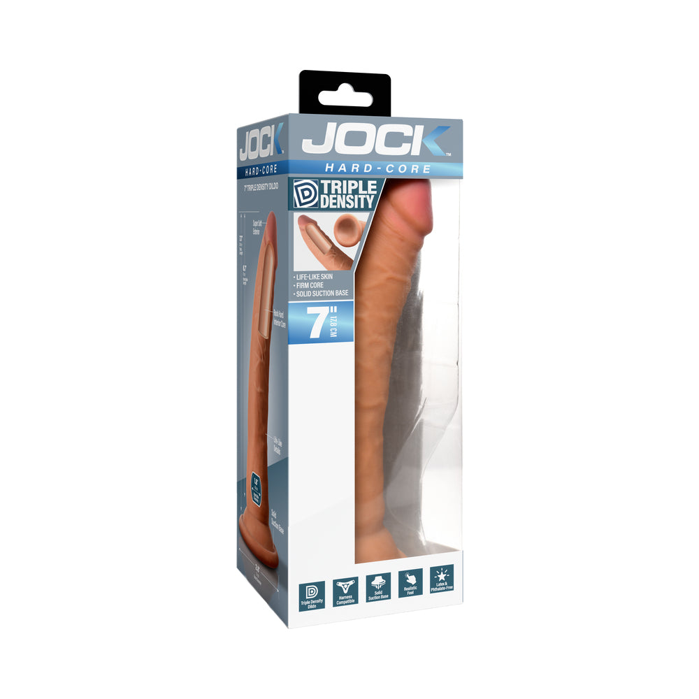 JOCK Hard-Core Triple Density Dildo 7 in. Medium