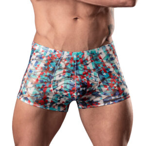 Male Power Your Lace Or Mine Pouch Short Geometric L